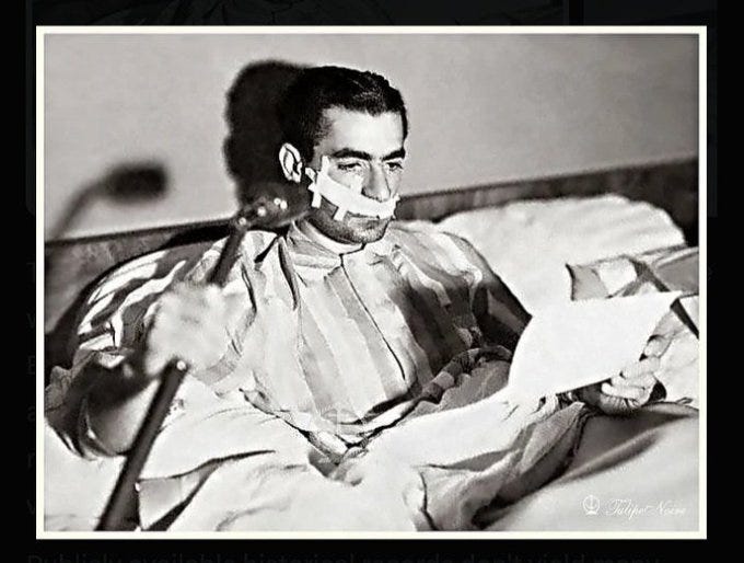 Shah Reza Pahlavi narrowly escapes assassination attempt in 1949. The assassin was a communist who belonged to the Tudeh Party, which was funded and directed by the USSR