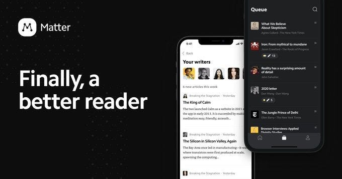 How I use Matter as read later app and how it improved my workflow | by ...