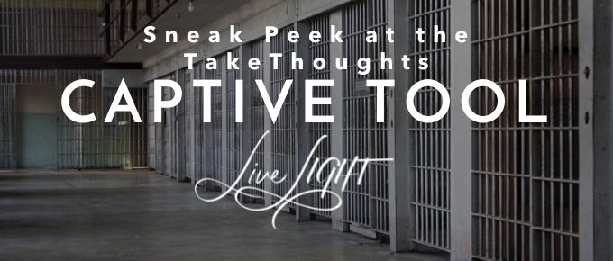 Sneak Peek at the Take Captive Every Thought Tool