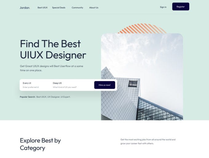 Best Price! I will do creative web UI design, UI UX design, app UI ...