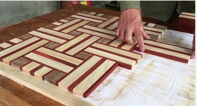 Basket-Weave Cutting Board Woodworking Plan