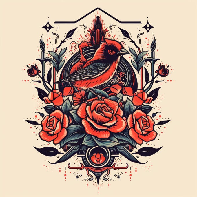 Top 10! I will draw a traditional style tattoo logo design for $25 | by ...