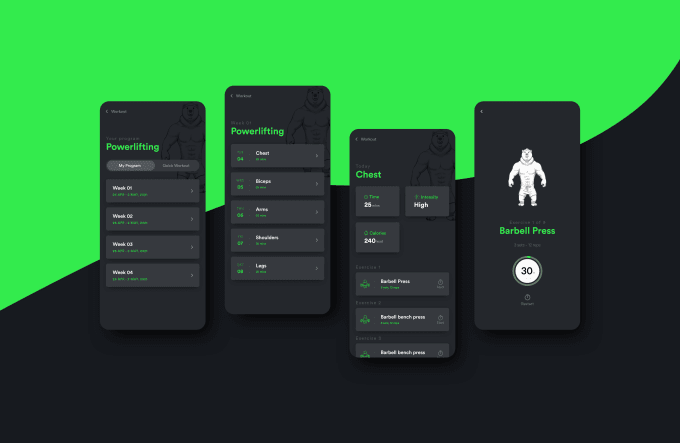 Top 10! I will design mobile app UI UX mockups for $35 | by Jara | Nov ...