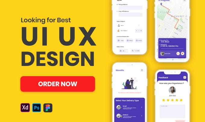 Big Deals! I will design website or mobile app ui ux mock up in adobe ...