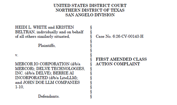 Genuine Compliance Matters: Lawsuit Filed Against Mercor, Delve & LiteLLM Following TeamPCP Cyber…