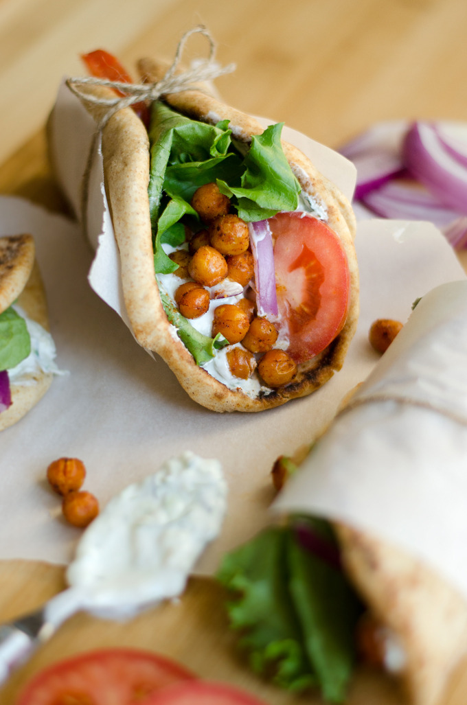 Roasted Chickpea Gyro