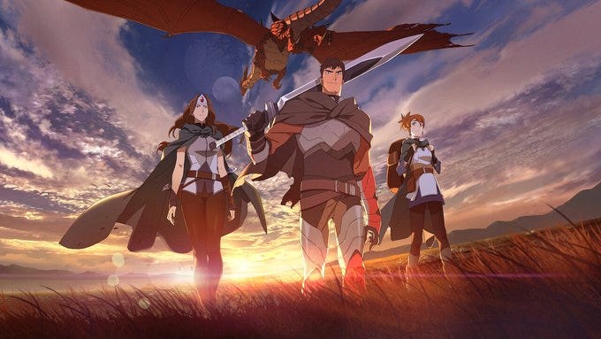 DOTA: Dragon's Blood on Netflix is a Video Game-Based Adult “Anime