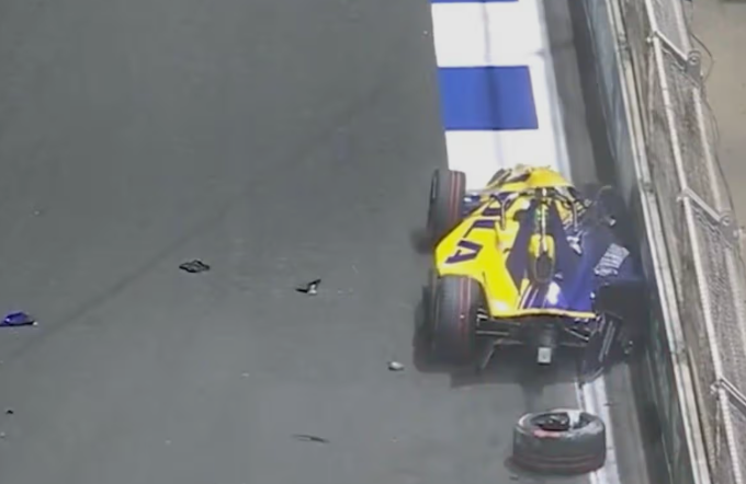 Izzy Hammond Scary Crash🏎️ On 빠른티비 스포츠중계😬