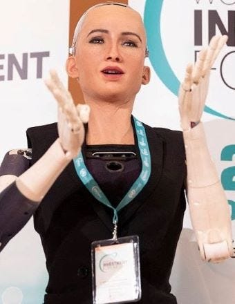 Sophia the Robot. Who is she?. In the world of artificial… | by jodes  kimber | Jun, 2023 | Medium