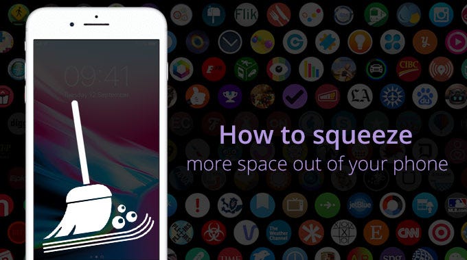 How to squeeze more space out of your phone | by jackluter | Medium