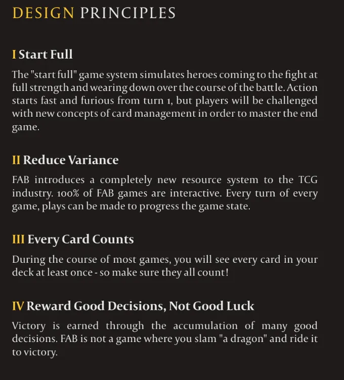 FABTCG 3.0?! 新設計哲學及禁咭表
