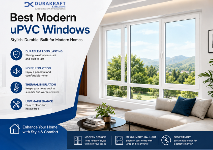 Best Modern uPVC Windows | Best uPVC Windows India for Stylish Homes