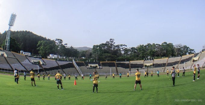 El Aurinegro cumplió dos semanas de regresar a los entrenamientos