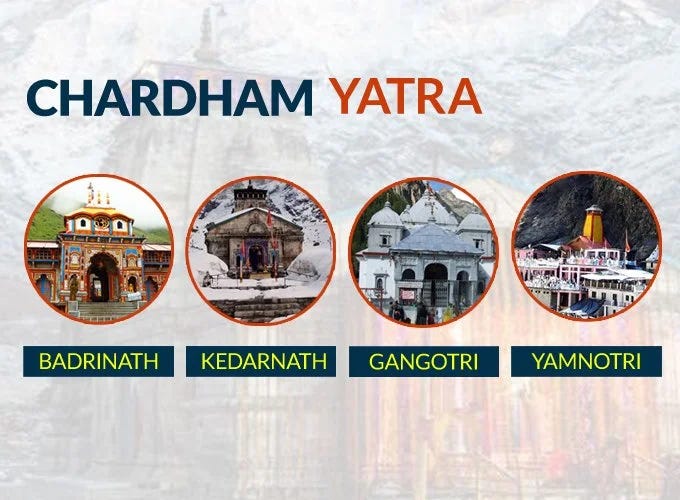 Chardham Yatra. The Chardham of Uttarakhand, also known… | by Travel ...