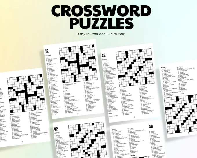 Best Crossword Puzzles. If you’re an avid crossword puzzle… by JESSY