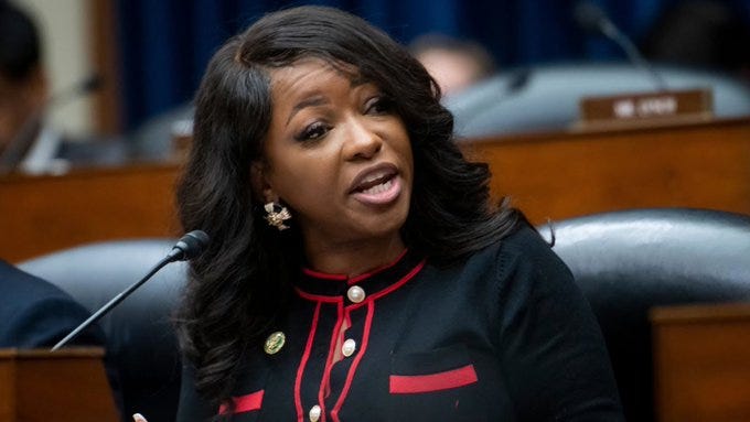 Representative Crockett's behavior resembling a hood rat street thug more than an elected official