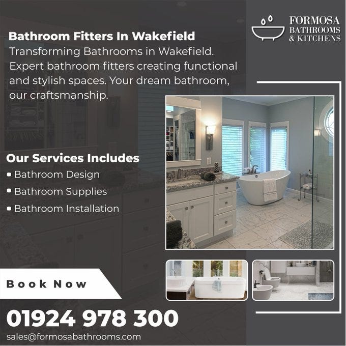Bathroom Fitters in Wakefield. At Formosa Bathrooms & Kitchen, we take ...