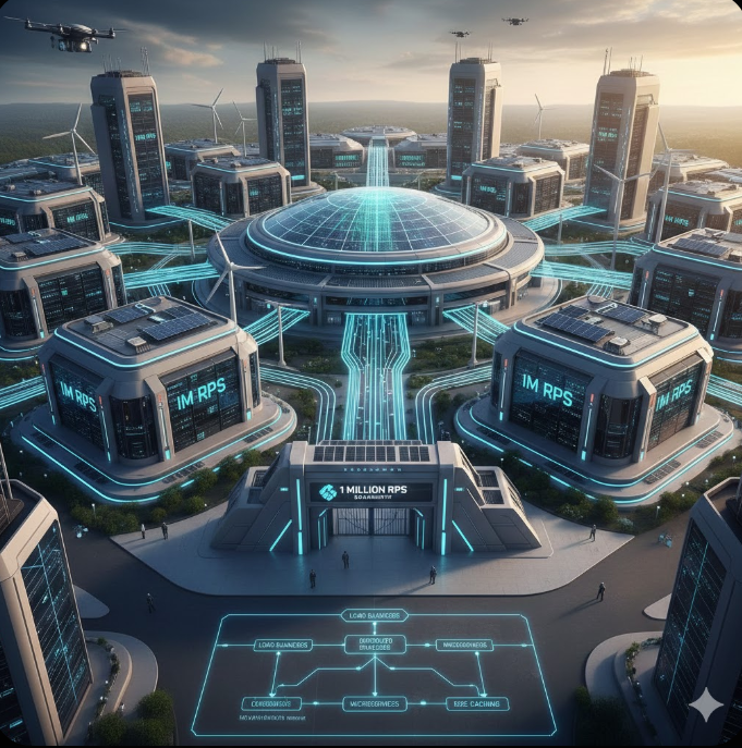 🏗 Real Production Architecture for 1M RPS