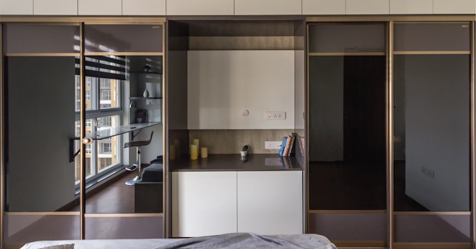 Glass Sliding Wardrobe