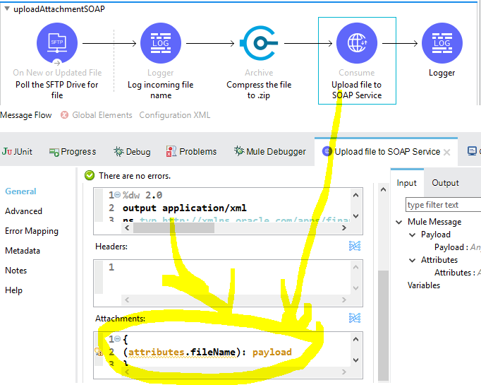 MuleSoft — SOAP WSC Connector file upload strategies by Arun Dutta