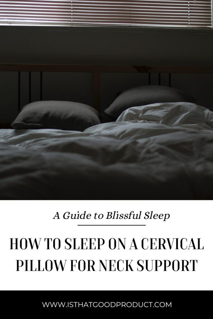 How to Sleep on a Cervical Pillow for Neck Support by Husain Ali Arif
