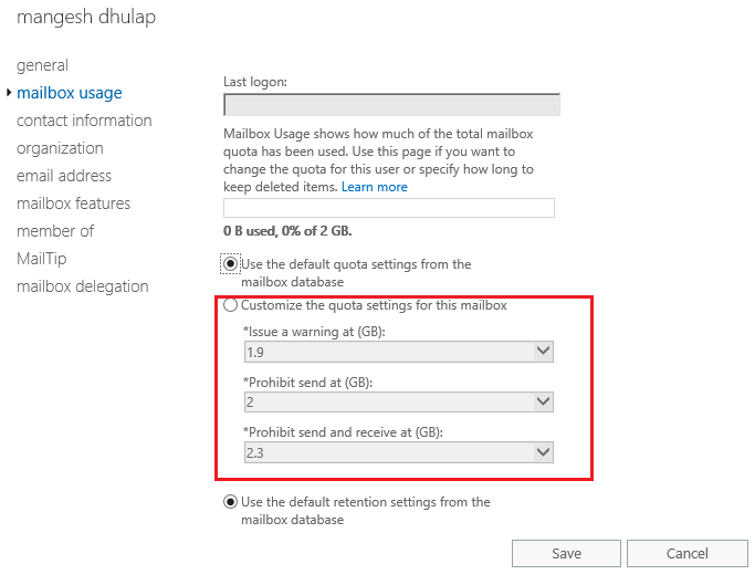 How to Set Mailbox Storage Quota Limits in Microsoft Exchange Server