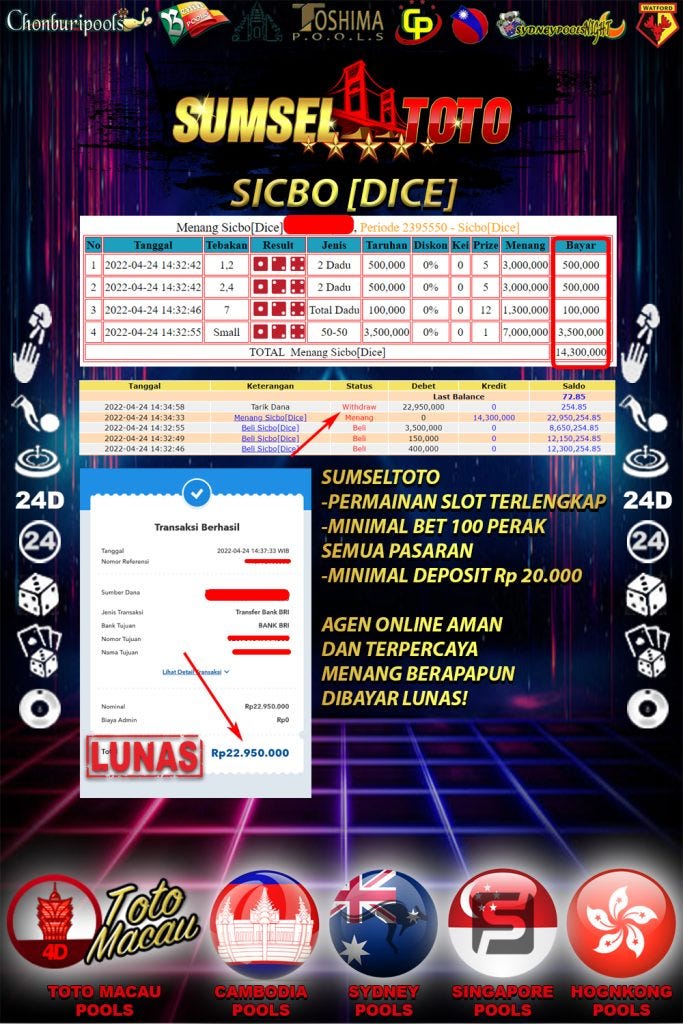 BUKTI JP CASINO SICBO