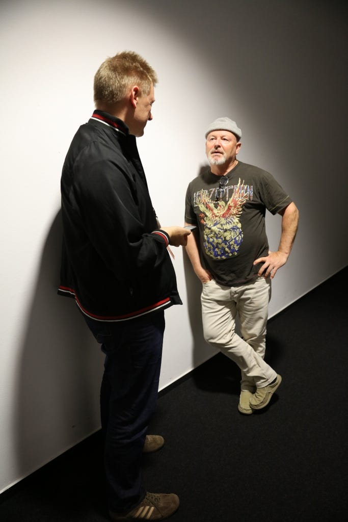 Pete und Lee beim Interview