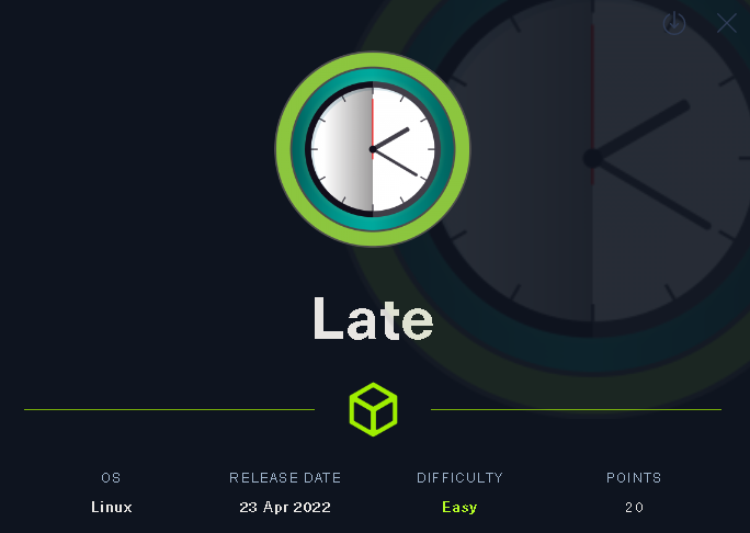 LATE. Late is an Easy difficulty Linux… | by josemldwf | Medium