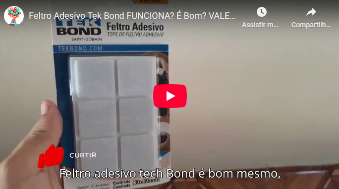 Feltro Adesivo Tek Bond FUNCIONA?