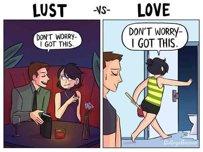 It's A Lot Of Lust Not A Lot Of Love The Difference of Love and Lust. “I want you so much like I want to