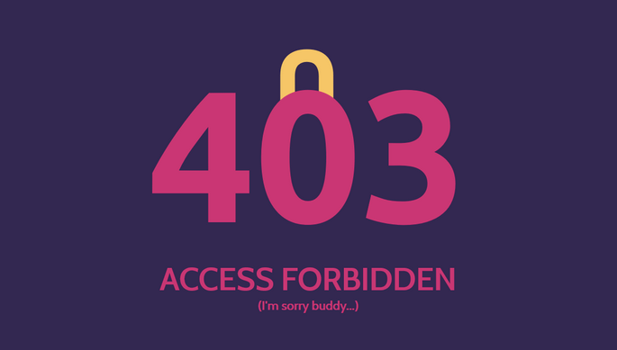 403 : Forbidden