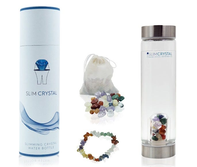 The World’s Only Crystal Water Bottles Created to Recharge Water and