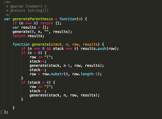 Generate Parentheses. Given n pairs of parentheses, write a… | by ...