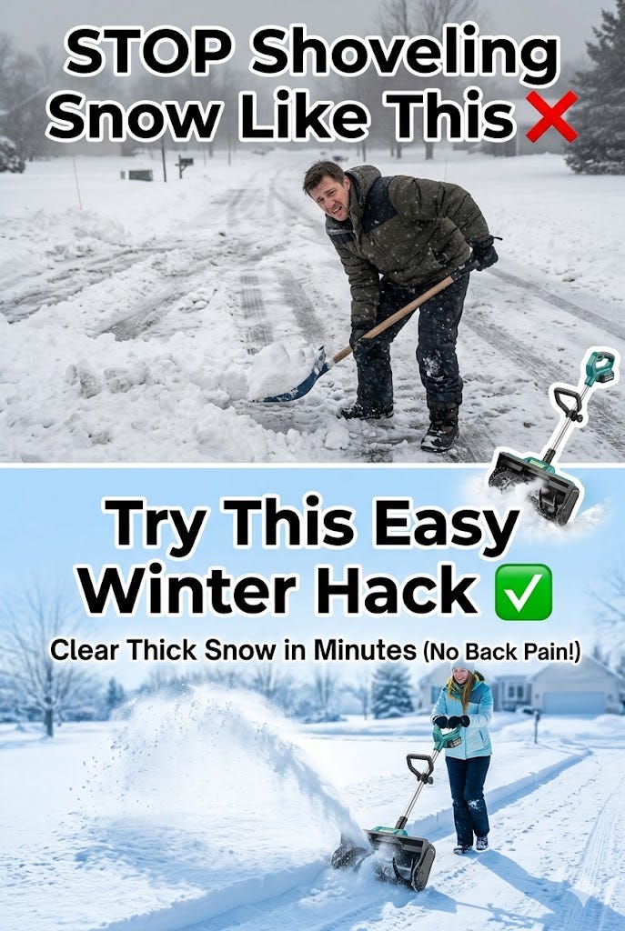 Cordless Electric Snow Shovel Review: The Easiest Way to Clear Thick Snow in Minutes