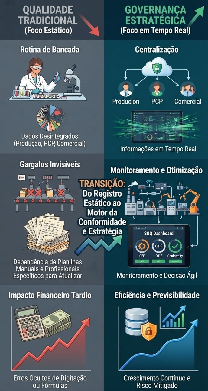 O papel da qualidade na indústria moderna deixou de ser uma rotina estática de bancada para se…