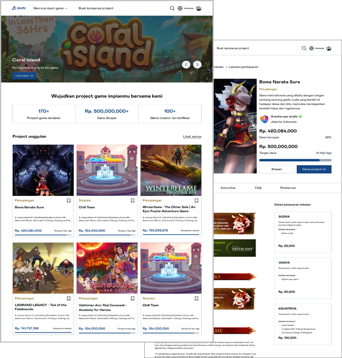 UI/UX Study Case : G4IN — Game for Indonesia | by Galang wahyu pratama ...