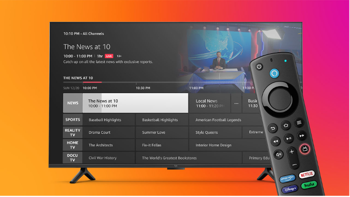 Love live TV? New Fire TV navigation makes it simple to go live, by   Fire TV