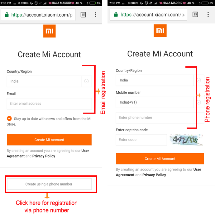 how to create mi account. To use the Xiaomi product application… | by Best  Xiaomi Products | Medium