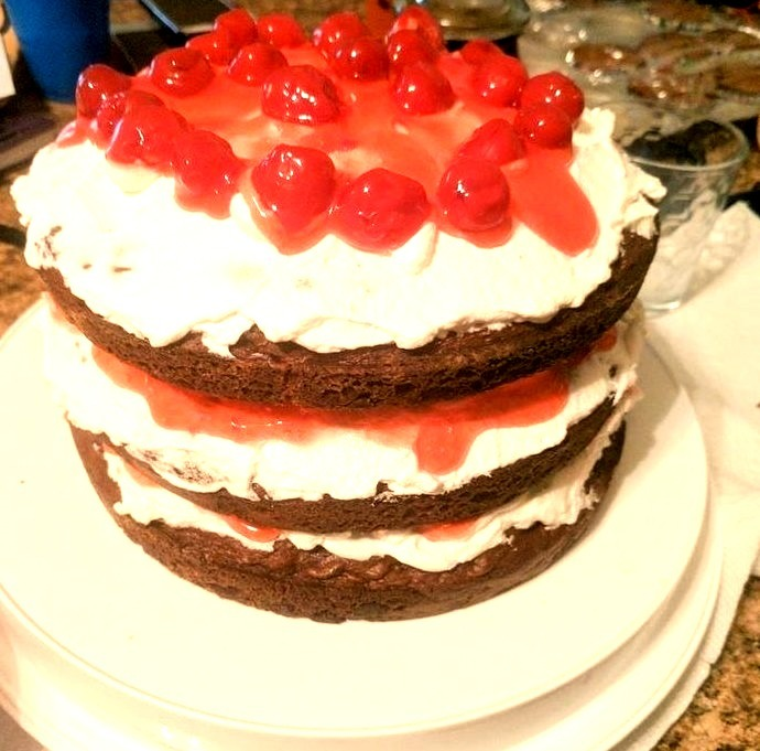 Pretty Much a Piece of Heaven Black Forest Cake — Desserts — Cherry Dessert