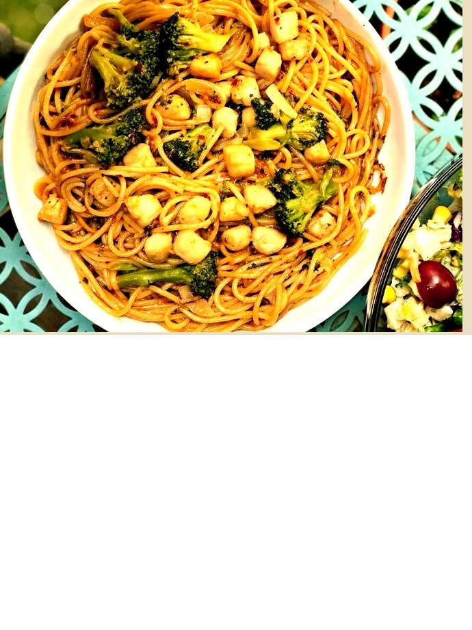 Toshi’s Noodles with Seared Sea Scallops — Cuisine