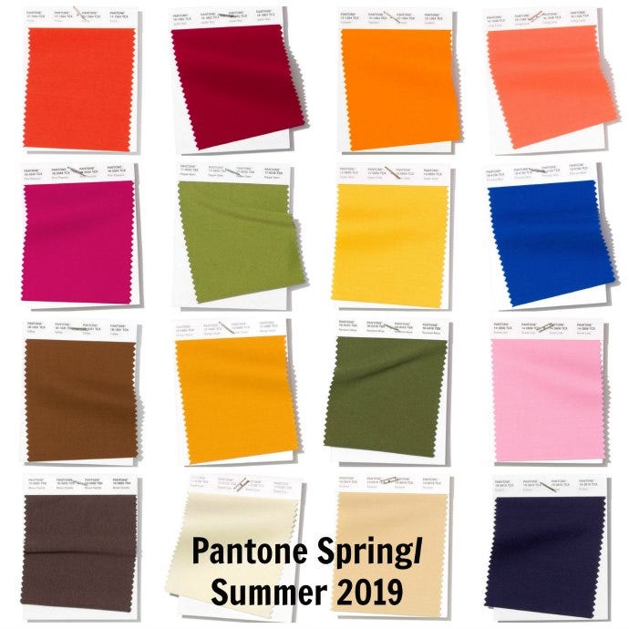 Pantone Colors of Spring/ Summer 2019 and Why They Matter | by Glam Nerd |  Medium