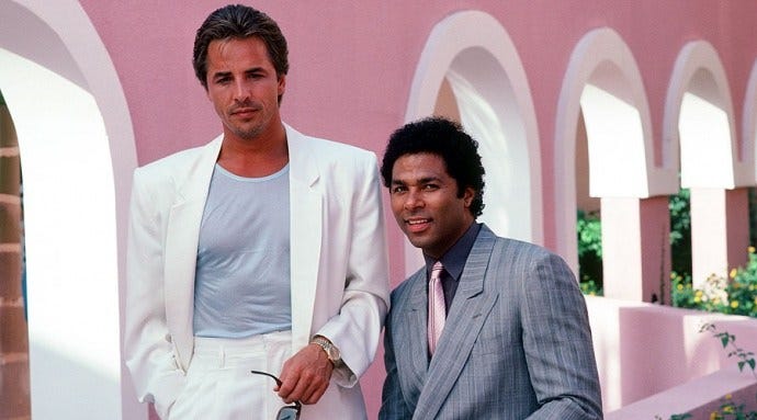 American Giant - Miami Vice had a direct influence on '80s