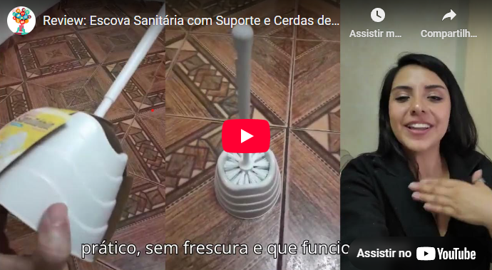 Review: Escova Sanitária com Suporte e Cerdas de Plástico Vale a Pena? É Boa? Onde Comprar Barato!