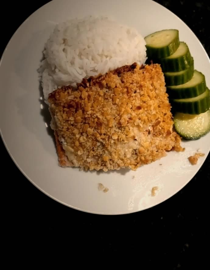 Main Dishes — Salmon — Oven-Fried Salmon