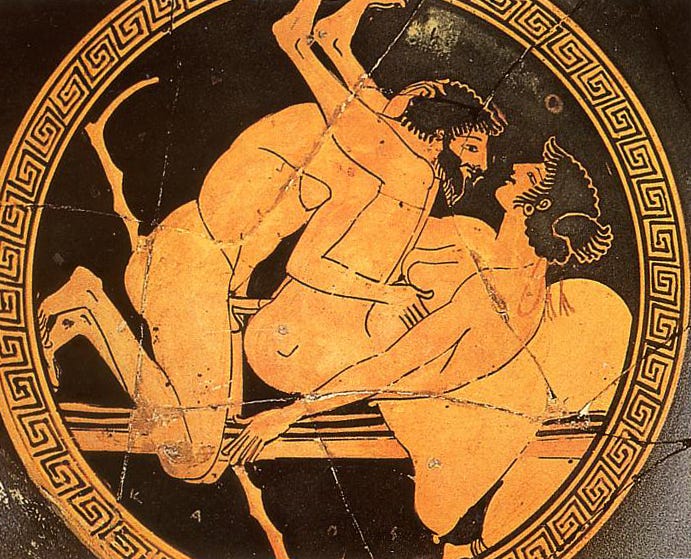 Attic red figure vase-public domain