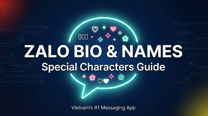 Zalo Bio & Name Ideas: Special Characters for Vietnam’s #1 Messaging App (2026)