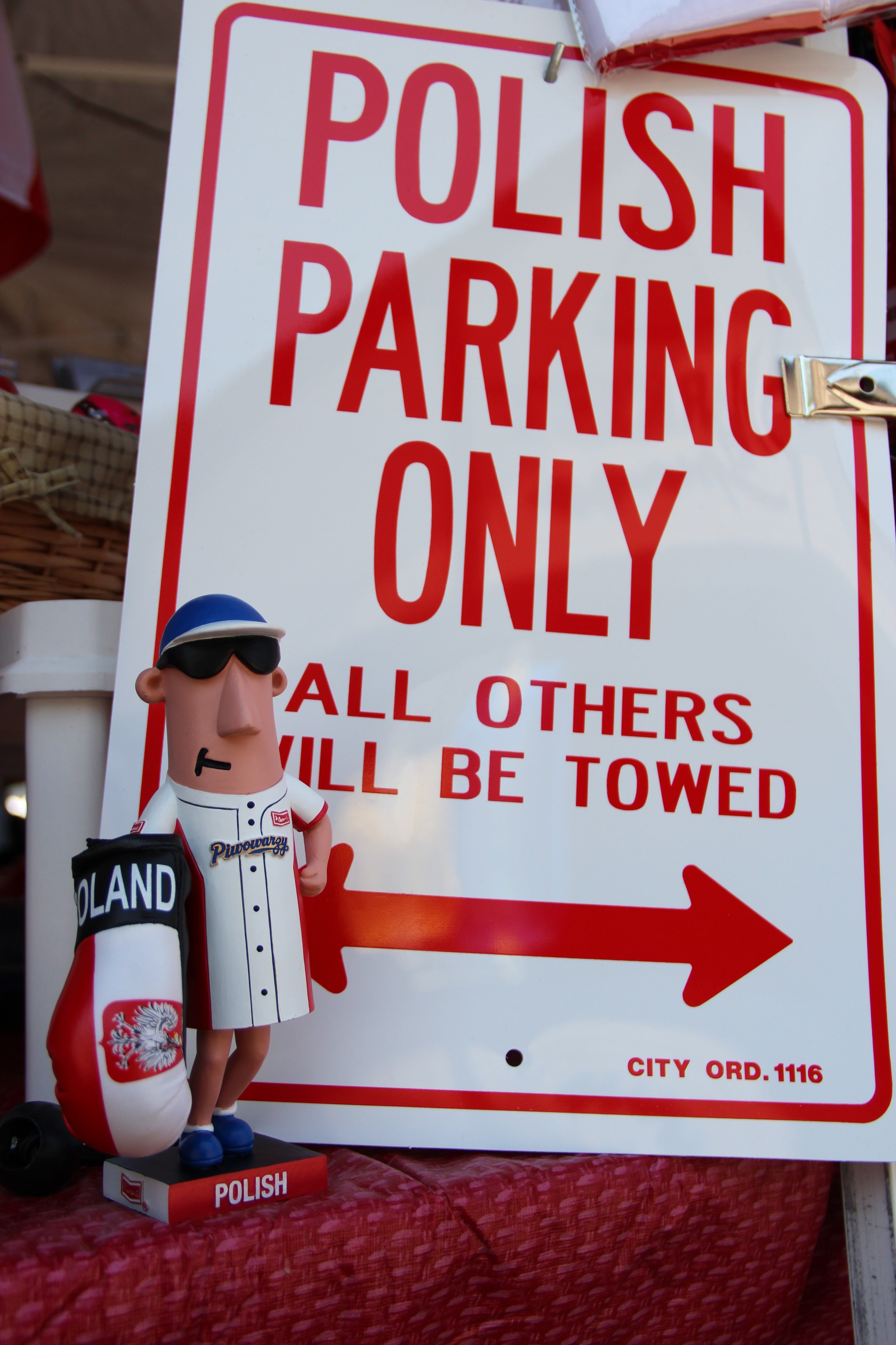 Sunday, June 23: Klement's Famous Racing Sausages Polish Sausage Bobble, by Caitlin Moyer