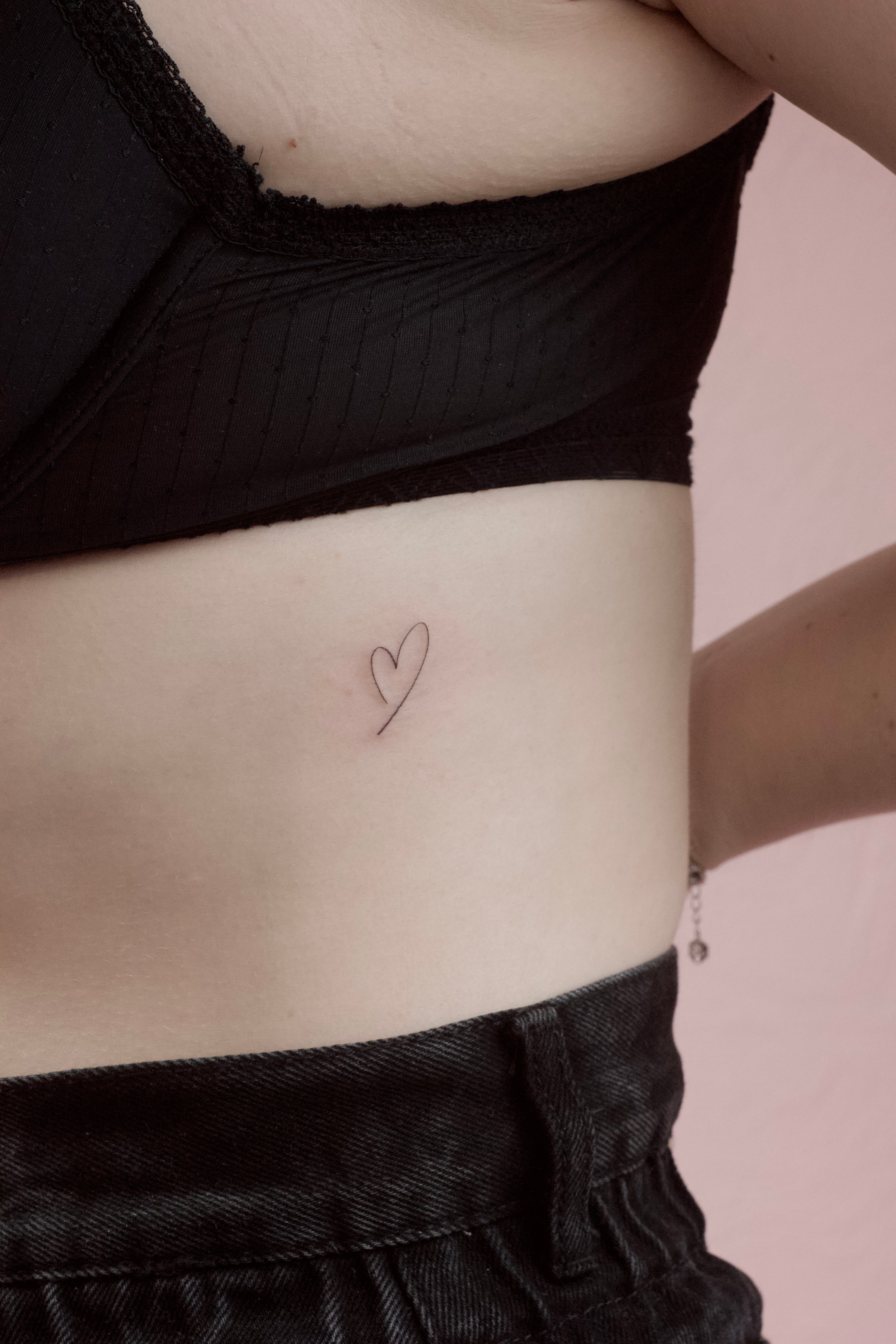 Heart Tattoo on Rib Cage: A Love Story Etched
