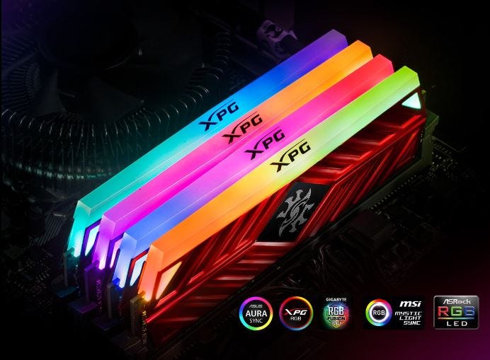 Cool！XPG D41 DDR4 RGB RAM, shine through with RGB lighting！ | by Mai 's  life | Medium